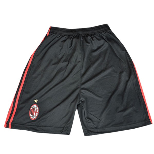 Tailandia Pantalones Milan Tercera equipación Retro 2009/10 Negro